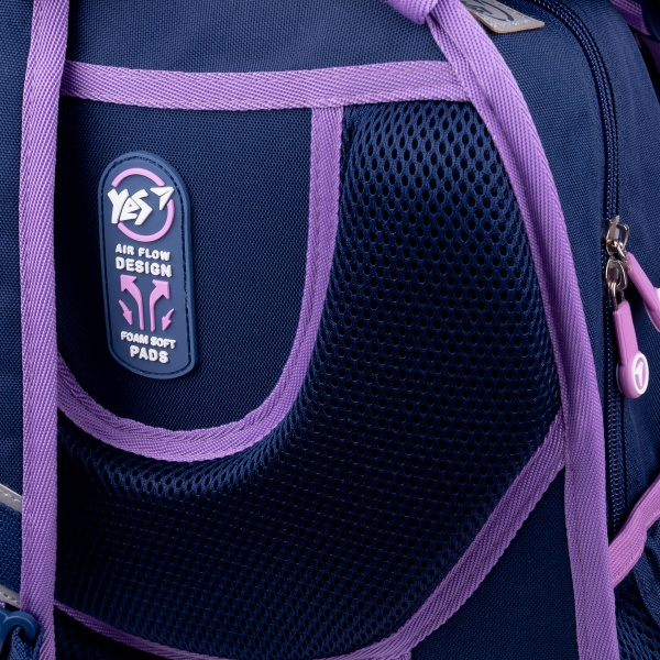 Ранець напівкаркасний YES Cats S-82 Cats фіолетовий