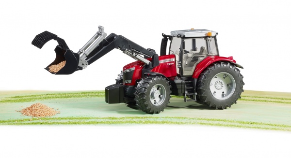 Трактор Bruder Massey Ferguson 7624 з переднім навантажувачем 1:16 03047