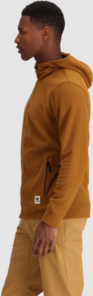 Джемпер Outdoor Research MEN'S MEGA TRAIL MIX FLEECE FULL ZIP HOODIE 300506-2442 р.M коричневий