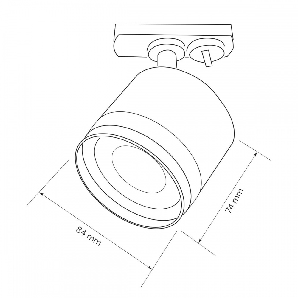 Трековый прожектор LIGHT SET YAVIR LSTR белый