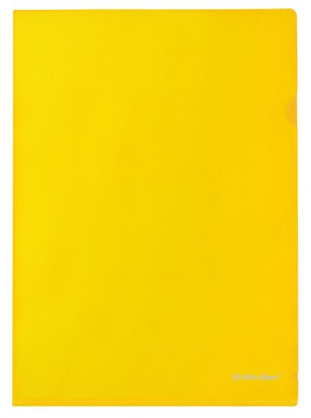 Папка-уголок А4 плотная, желтая Nota Bene