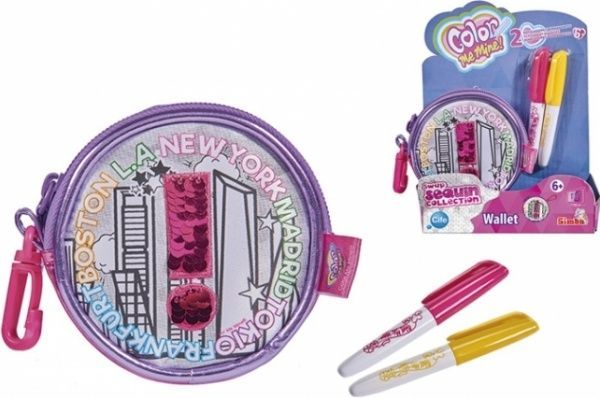 Сумка-раскраска Simba Color me mine Восклицательный знак с 2 маркерами 6374261