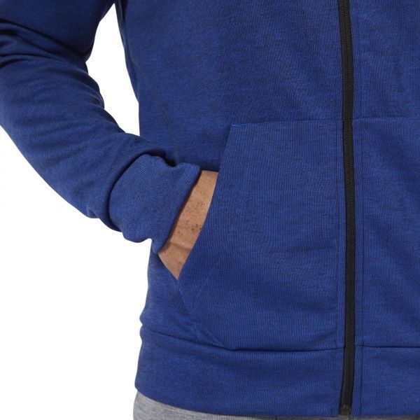 Джемпер Reebok WOR MEL DBL KN FZ H DU2157 р. XL синій