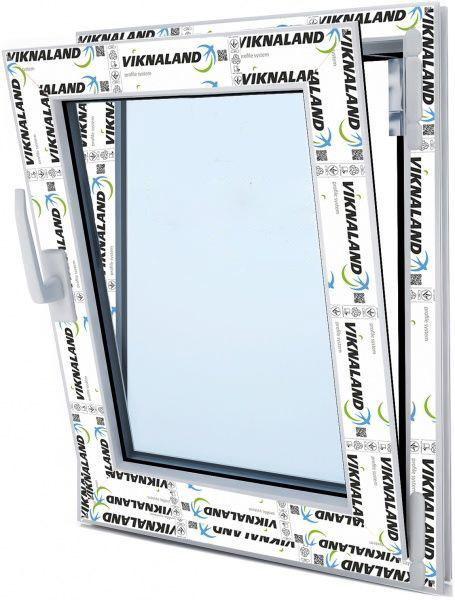 Вікно поворотно-відкидне VIKNALAND В 58 600x800 мм праве 