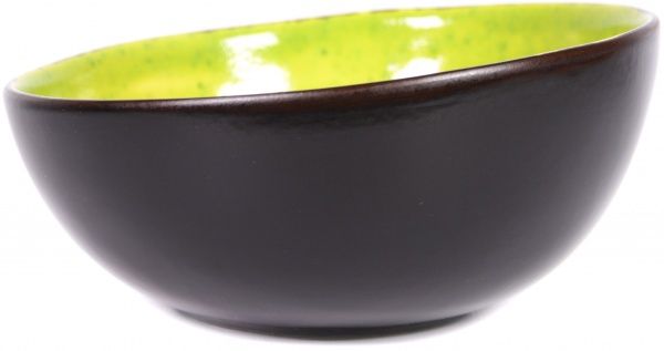 Салатник скошенный 750 мл Лайм Manna Ceramics