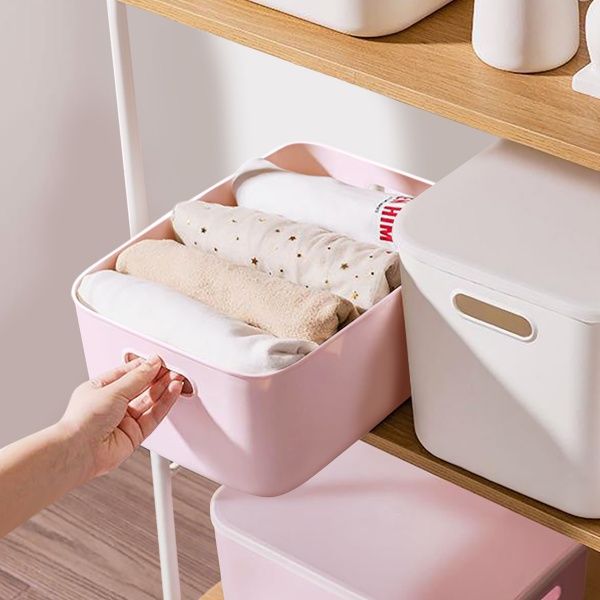 Ящик для хранения MVM FH-13 LIGHT PINK 160x360x257 мм