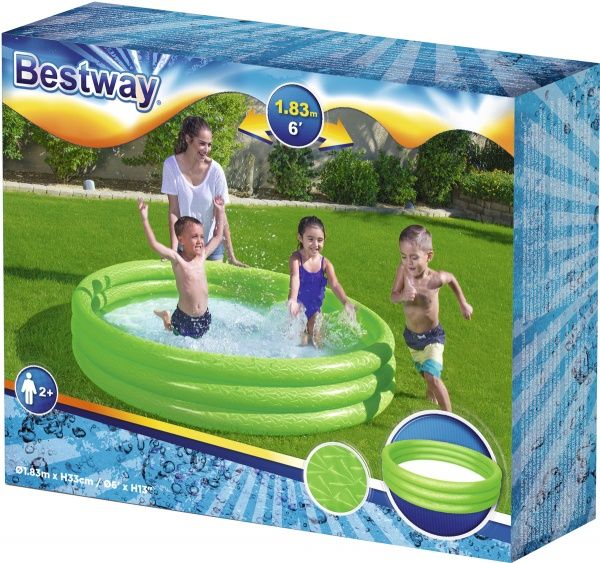 Басейн надувний Bestway Play Pool 183х33 см зелений