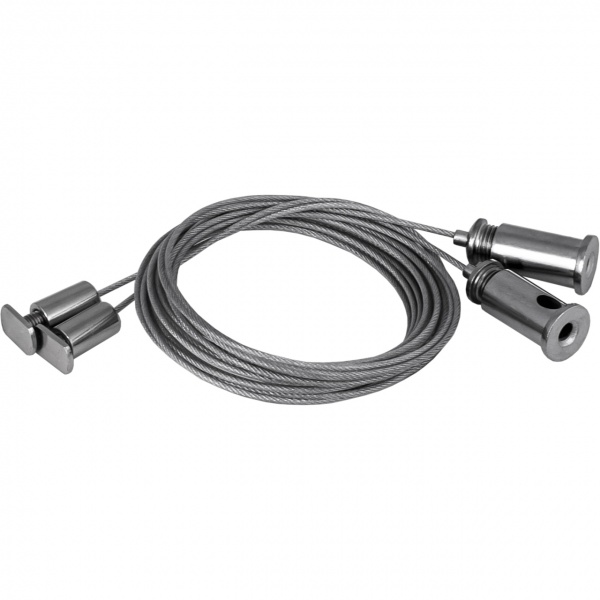 Набір тросового підвісу для шини Hopfen 150 см чорний 395813 