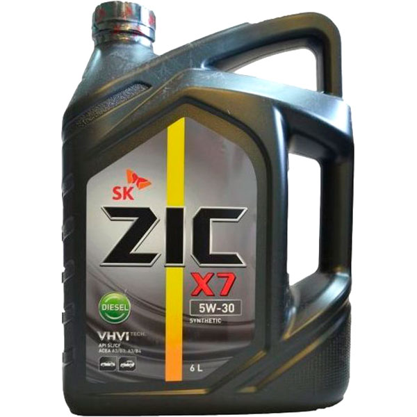 Моторное масло ZIC X7 Diesel 5W-30 6 л