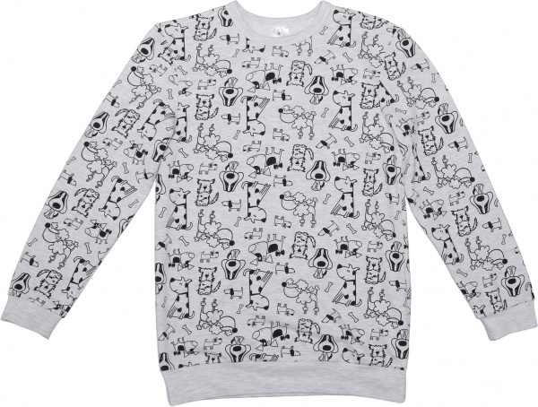 Костюм домашний мужской Flis clothes Семейка р. L серый 