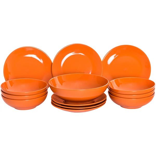 Сервіз столовий Orange 13 предметів на 6 персон Bella Vita