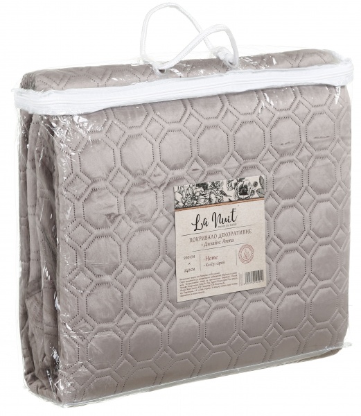 Покрывало Arona 220x240 см La Nuit серый 