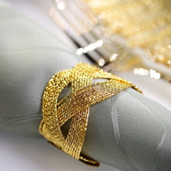 Набор колец для салфеток Golden Chic 6 шт