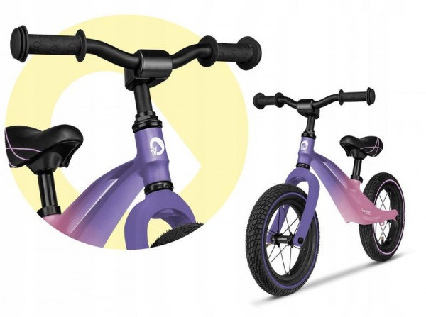 Беговел Lionelo LOE-BART AIR PINK VIOLET