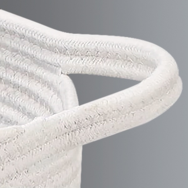 Корзина для хранения MVM TH-15 GRAY/WHITE 450x410x410 мм