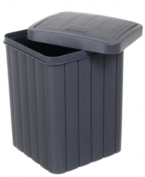 Відро для сміття RIO 205х205х280 мм 10 л графітовий