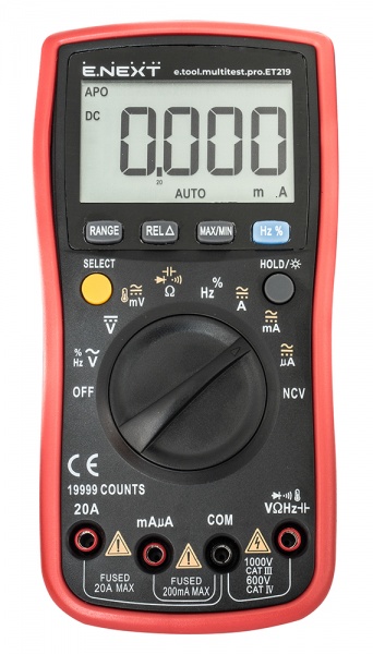 Мультиметр E.NEXT e.tool.multitest.pro.ET219