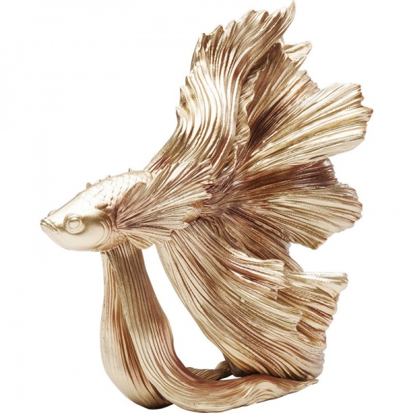 Статуэтка Betta Fish Gold 37x34x14 см KARE Design