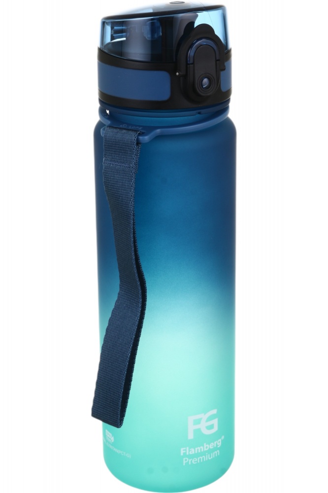 Пляшка для води Flamberg Premium Fusion 500 мл синій із блакитним
