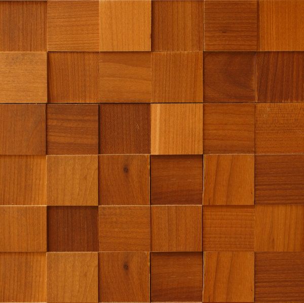 Мозаичная плитка древесина 270х270 мм Tessera Клен Термо
