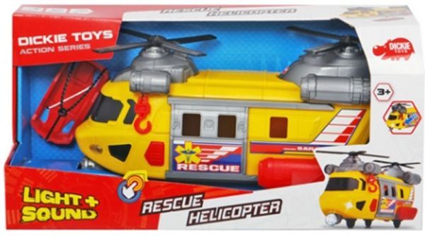 Вертолет спасательный Dickie Toys Служба спасения со звуковыми и световыми эффектами 3306004