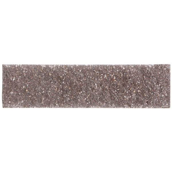 Кирпич гиперпрессованный Литос Колотая пустотелый коричневый