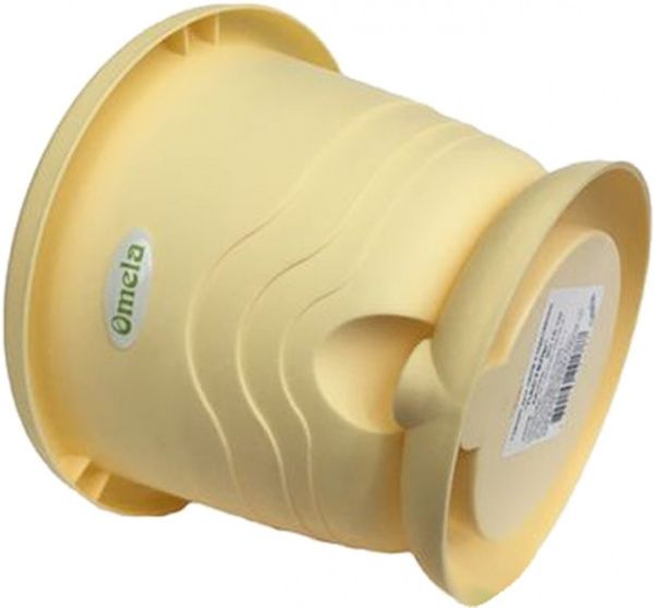 Горщик пластиковий Омела Омела Пастель 1 літра круглий 1л ваніль 