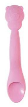 Ложка Kinder Marky розовая силиконовая