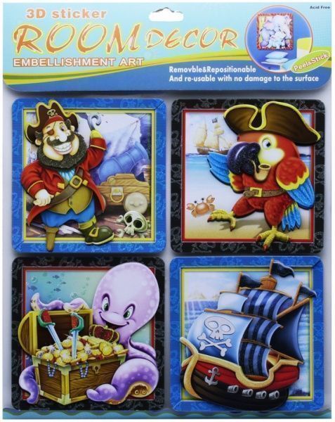 Наклейка Mota Пираты 3D RDS-503