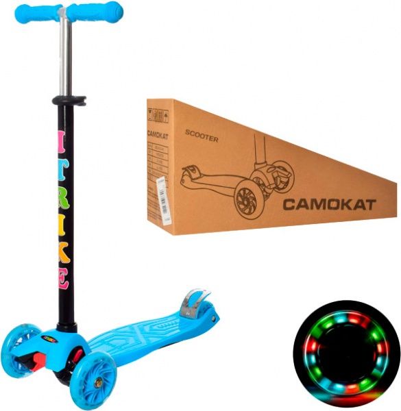 Самокат iTrike Maxi JR 3-003-BL (JR 3-003) блакитний 