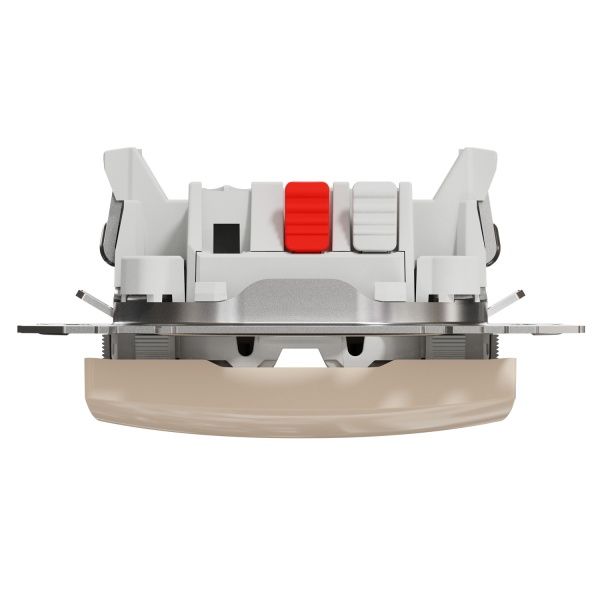 Переключатель проходной одноклавишный Schneider Electric Sedna Design без подсветки 10 А 250В бежевый SDD112106