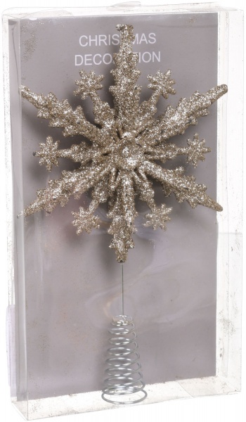 Верхівка для ялинки в асортименті комбінована золотистий 