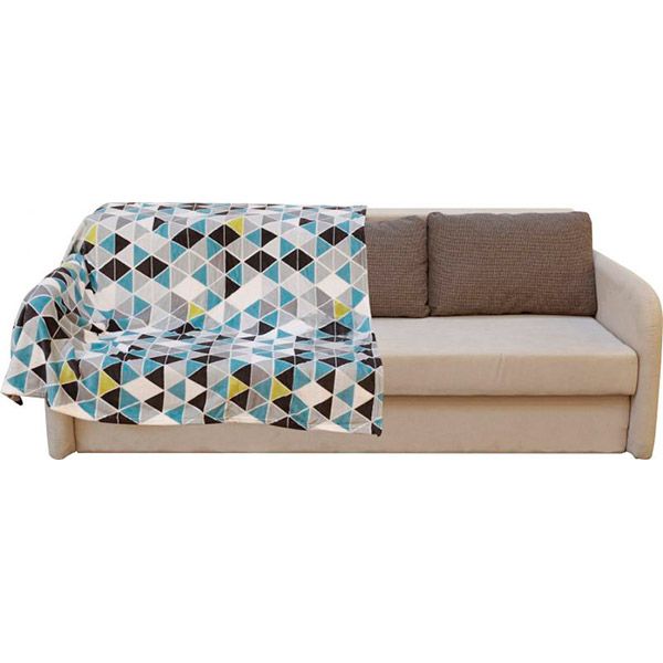 Плед мікрофібра Underprice Геометрія Аква 160x200 см