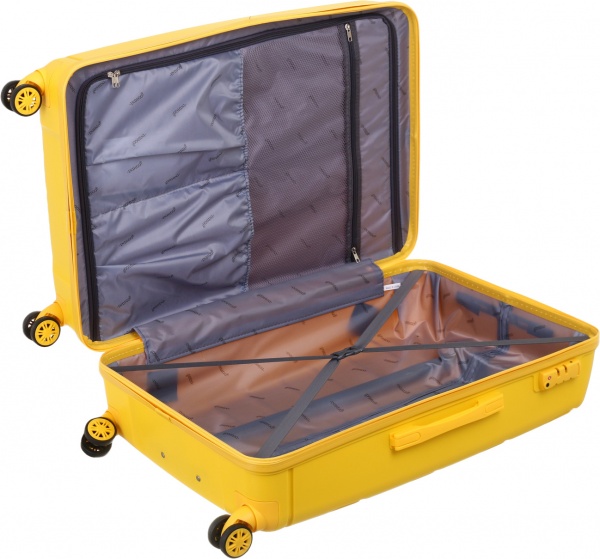 Чемодан 97 л желтый XY22100 70х48х29 ABS 