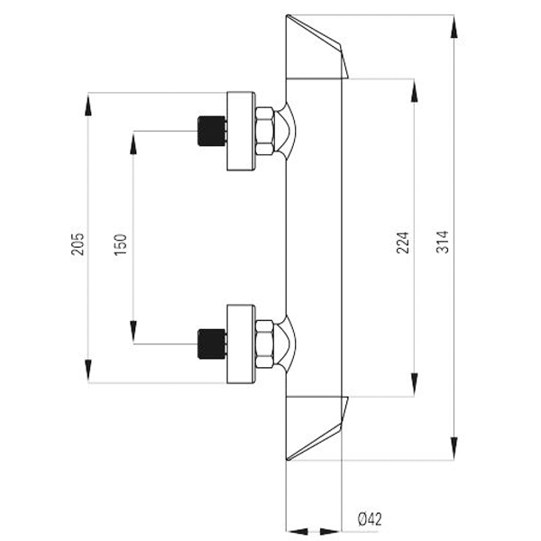 Смеситель для душа Deante Arnika BQA 040M