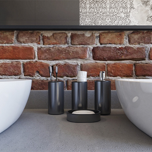 Стакан для зубних щіток Bisk SHINE антрацит 7965