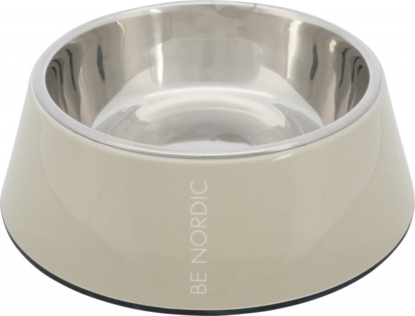 Миска Trixie для собак BE NORDIC белая меламин/металл 0.2 л 14 см ( 25063)