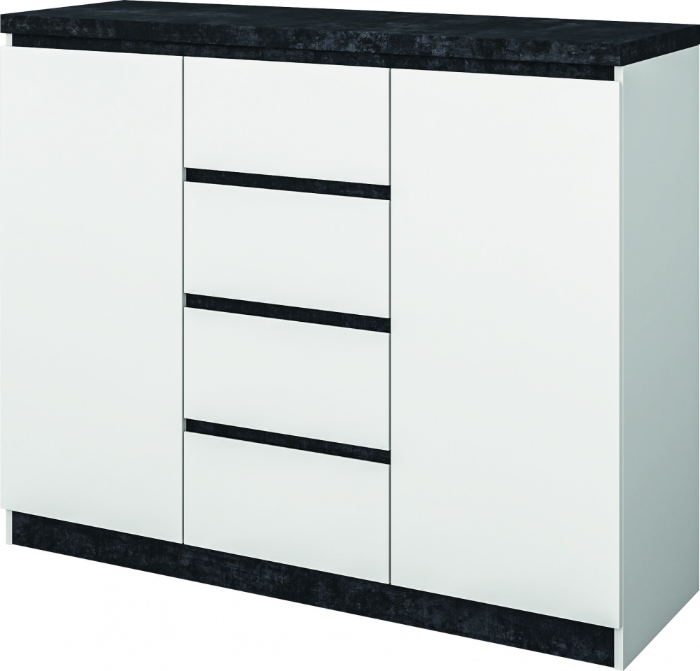 Комод Світ Меблів 2Д4Ш Мия 980x400 мм нимфея альба/нимфея альба