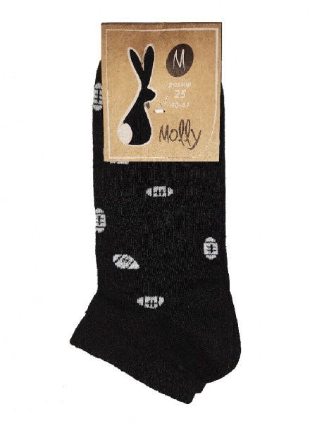 Шкарпетки чоловічі Молли М'яч р. 29 чорний 1 пар 