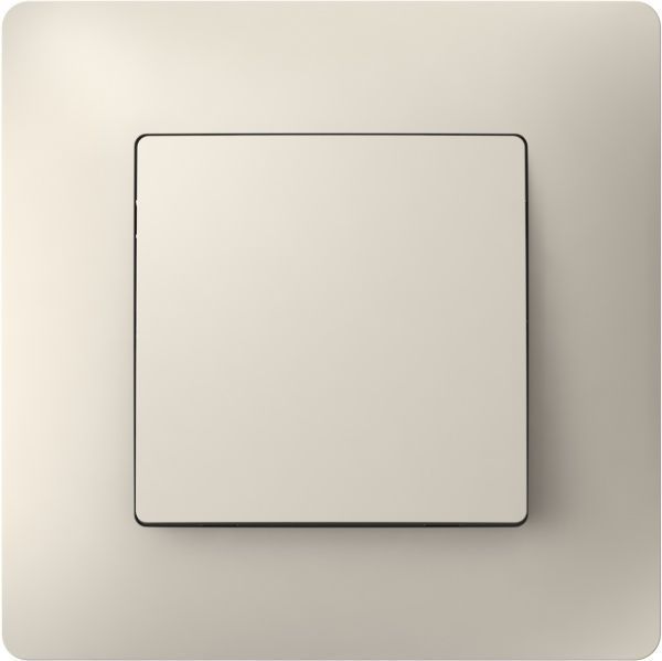 Выключатель одноклавишный Plank Electrotechnic Classic/Nordic без подсветки 10 А 250В слоновая кость PLK0111131