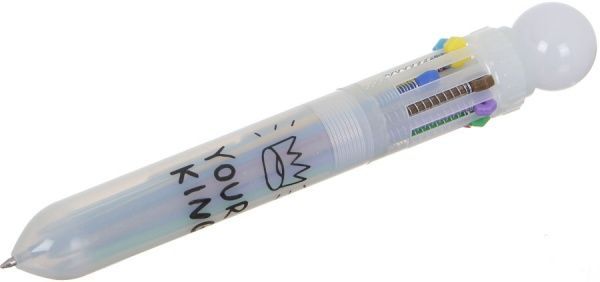 Ручка шариковая разноцветная белый 