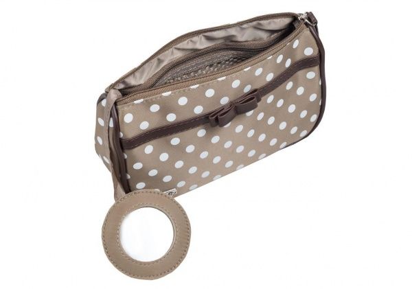 Косметичка REED Tiffany 7878 18x6.5x11 см коричневий із білим 