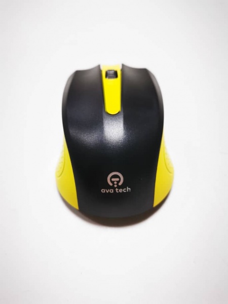 Миша AvaTech бездротова Yellow RE02429 