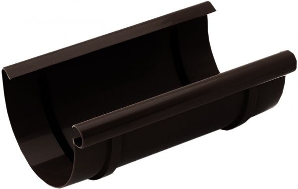 Муфта желоба Bryza 125 мм коричневый 
