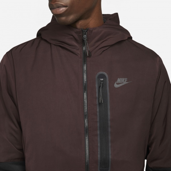 Джемпер Nike M NSW TE+ WVN RPL INSL HD JKT CU4485-203 р. L коричневый