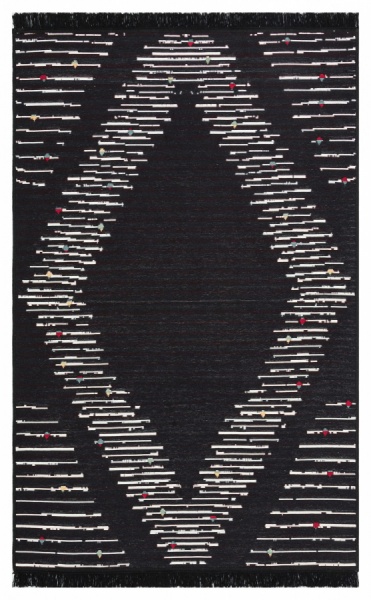 Ковер Ekohali Arya AR 09 Black 120x180 см двусторонний 