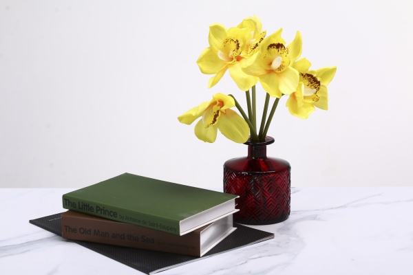 Ваза скляна San Miguel Nihon 12 см червона 