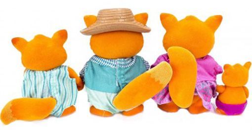 Ігровий набір Li'l Woodzeez Сім'я Лисичок 6092M 