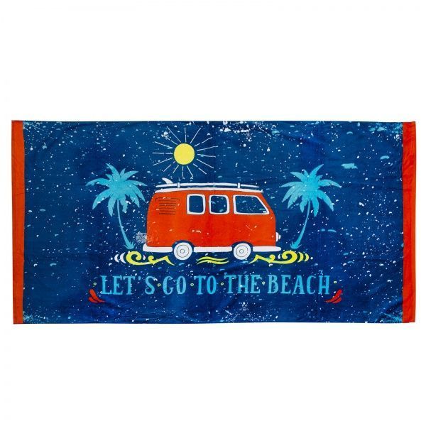 Полотенце Красный кемпер и звездное небо 75x150 см Home Line 