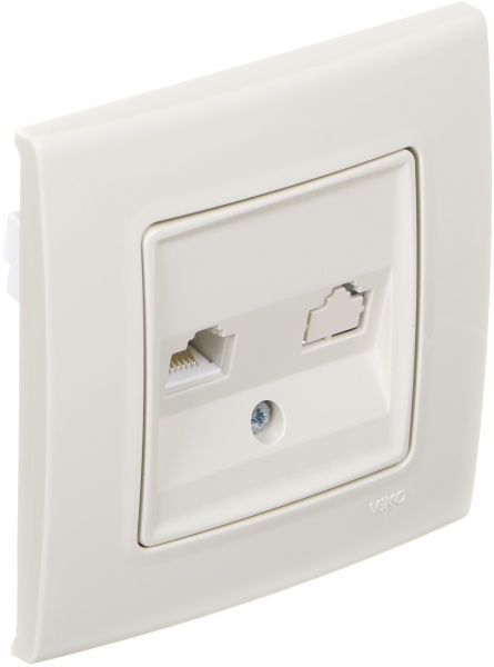 Розетка комп’ютерна Viko Linnera крем 90401032